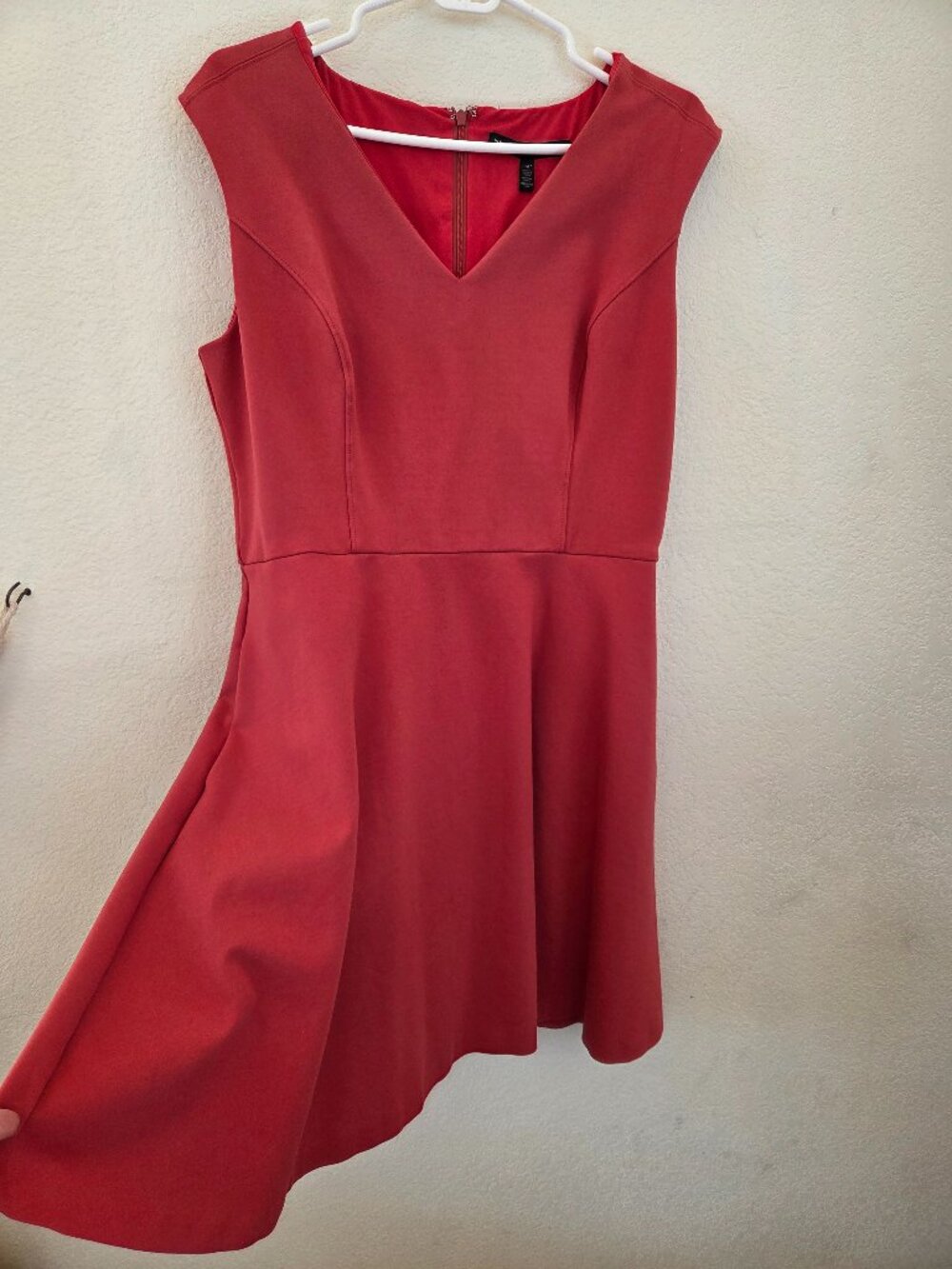 Red Ponte dress, WHBM